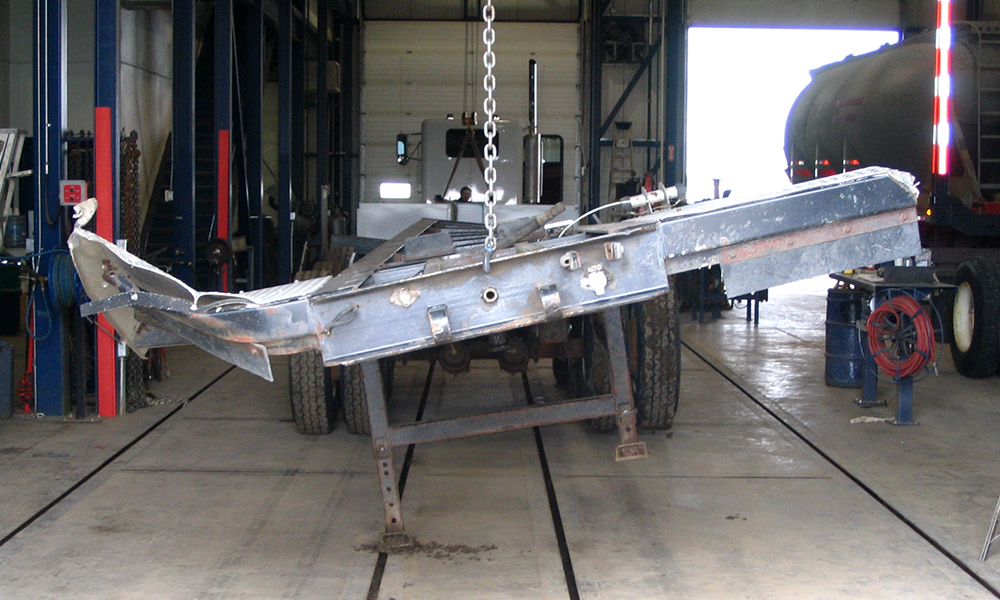 Truck and Trailer Frame Straightening Hayworth Equipment Sales, Edmonton