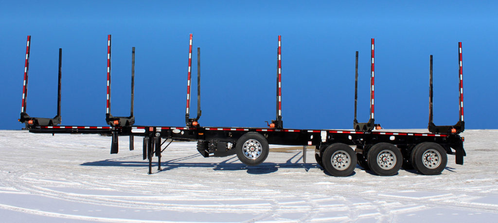 Log Axles Centerline Quad Axle Logging Trailer - Hayworth Equipment Sales, Edmonton
