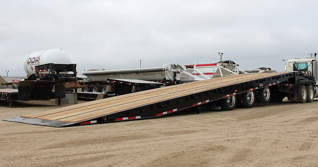 Hydraulic Sliding Axle Trailers For Sale - Hayworth Equipment Sales