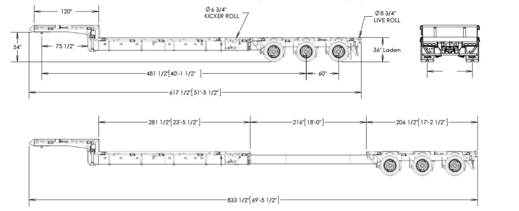 Centerline Step Deck Extendable - Hayworth Equipment Sales, Edmonton